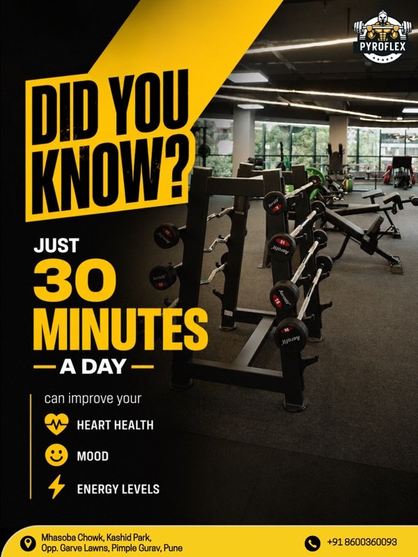 Pyroflex Fitness Did You Know social creative by MarkMax Studioz